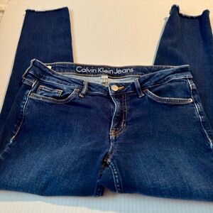 Calvin Klein Jeans Dark Blue Ankle & Cropped